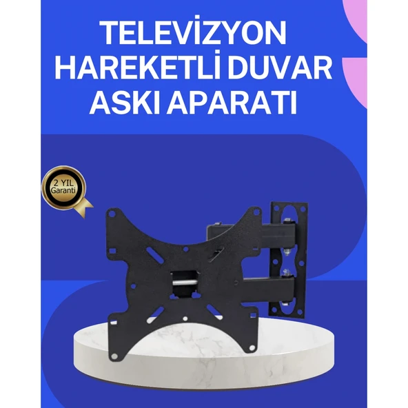 LED LCD TV Duvar Askı Aparatı Hareketli ve Döner ürün görseli 1