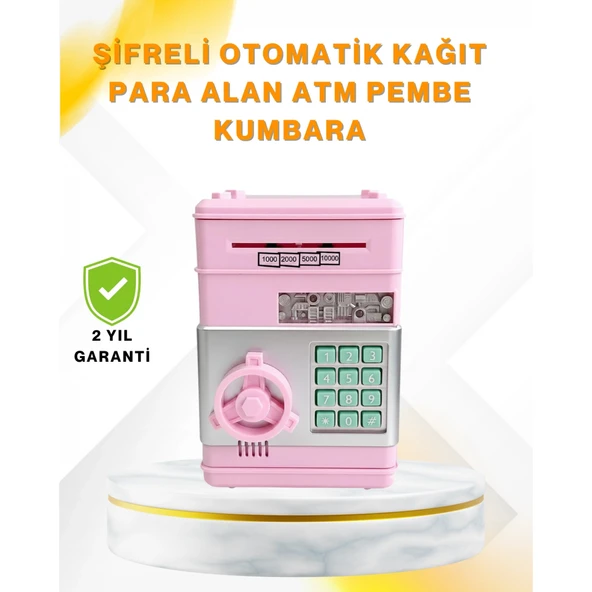 Şifreli Elektronik Para Biriktirme Kumbarası Büyük Kapasiteli ürün görseli 1