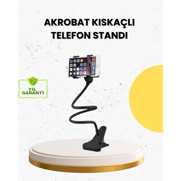 Masa ve Araç İçi Kullanıma Uygun Akrobat Telefon Tutucu ürün görseli 1