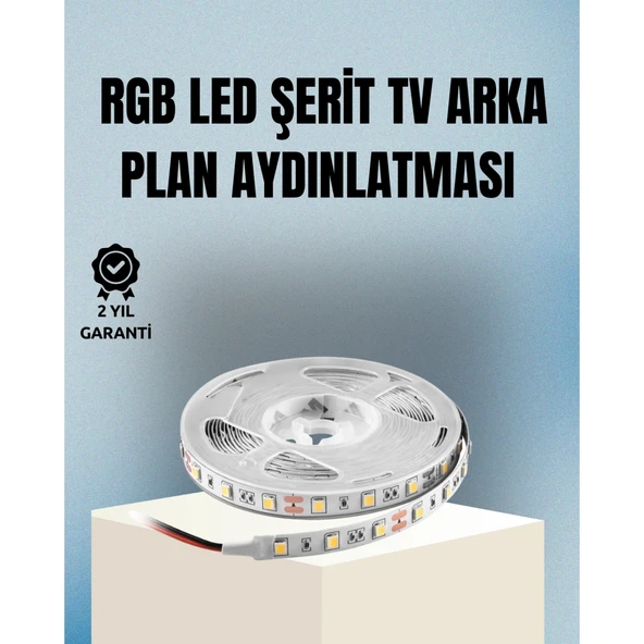 Müzikle Senkronize LED Şerit TV Aydınlatma ürün görseli 1