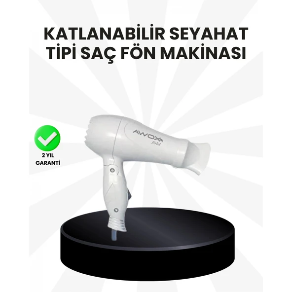 Taşınabilir Fön Makinesi Katlanır Gövde Enerji Tasarruflu ürün görseli 1