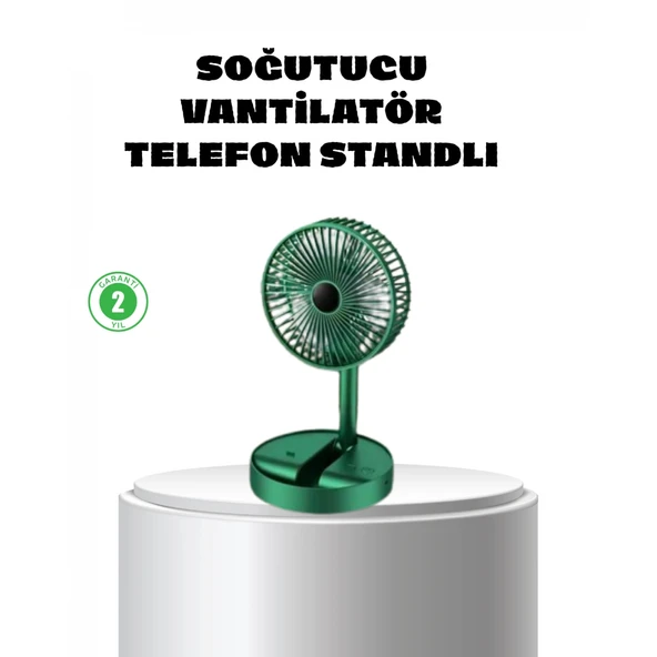 Katlanabilir Mini Fan – 3 Kademeli Soğutma, Şarjlı ürün görseli 1