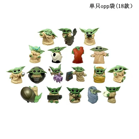Baby Yoda 18li Figür Set 779G ürün görseli 1