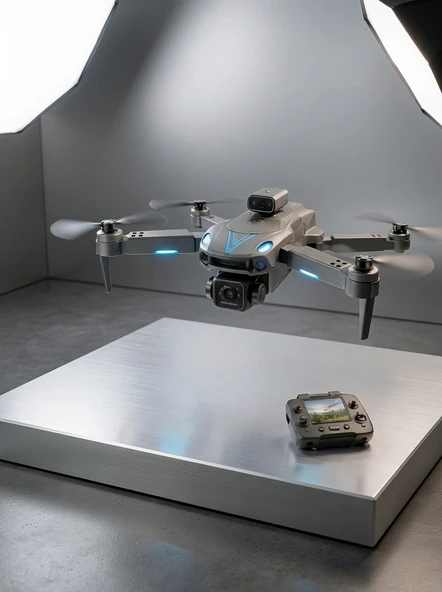 Canlı Görüntü Aktarımlı Katlanabilir Kamera Dron - Resim 3