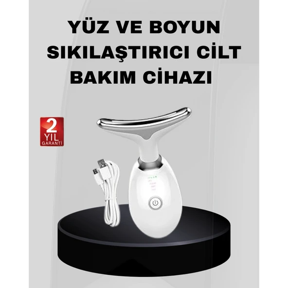 Kablosuz Şarjlı Yüz Sıkılaştırıcı Cihaz EMS Mikro Akım Anti-Aging Masaj Aleti ürün görseli 1
