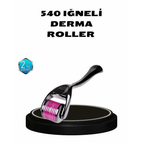 Derma Roller Titanyum İğneli Cilt Yenileyici – Akne, Kırışıklık ve Leke Karşıtı ürün görseli 1