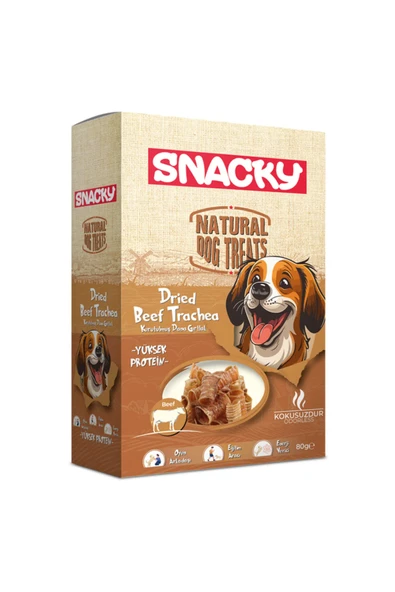 Snacky Köpek Sakatat Kurutulmuş Dana Gırtlak ürün görseli 1