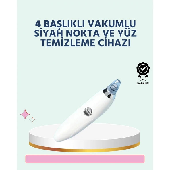 Cilt Dostu Vakumlu Siyah Nokta Temizleyici – Siyah Nokta, Yağ ve Makyaj Kalıntılarına Karşı ürün görseli 1