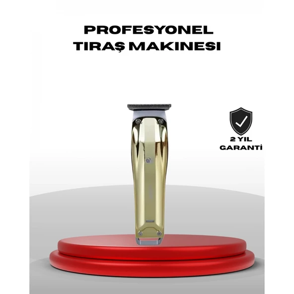 Profesyonel Saç ve Sakal Kesme Tıraş Makinesi USB Şarjlı Güçlü Motorlu ürün görseli 1