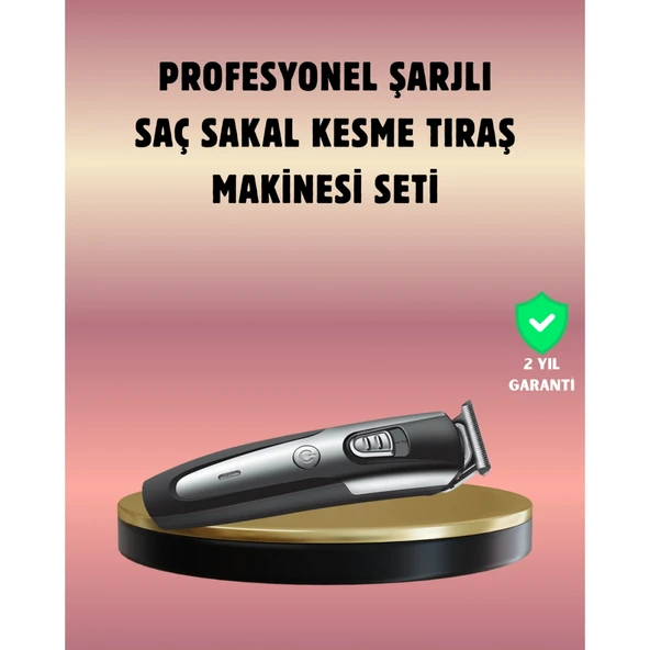 Şarjlı Saç Sakal Kesim Makinesi Detaylı Kesim İçin Hassas Başlıklı ürün görseli 1