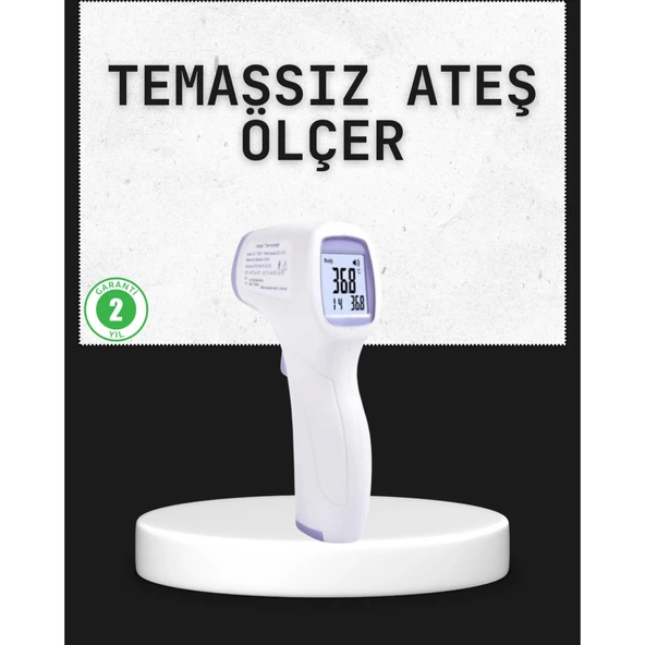 Temassız Termometre Hızlı Ölçüm Güvenli Dijital Ateş Ölçer ürün görseli 1