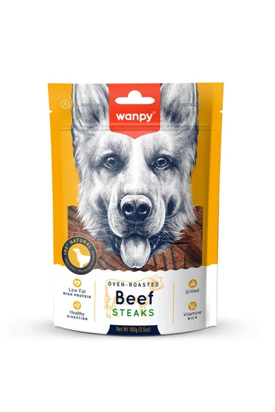 Wanpy Beef Steaks Köpek Ödül 100 Gr ürün görseli 1