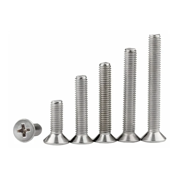 M8X80mm YHB Vida – DIN965 (Yıldız Havşa Başlı Vida) 10 Adet ürün görseli 1