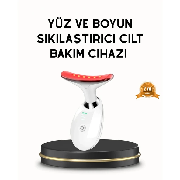 Boyun ve Gıdı Toparlayıcı EMS Cilt Sıkılaştırıcı 7000 Titreşim Isı Terapisi ürün görseli 1
