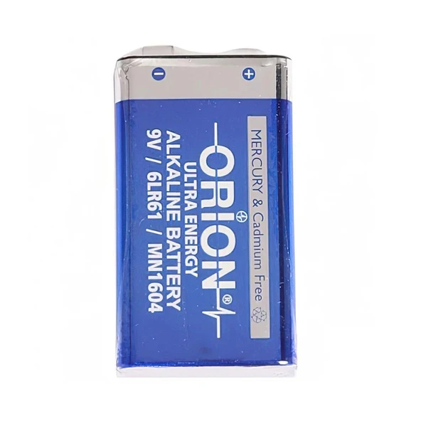 Orion 9V Alkalin Pil Dökme ürün görseli 1