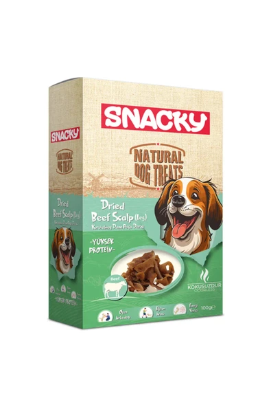 Snacky Köpek Sakatat Kurutulmuş Dana Paça Derisi ürün görseli 1