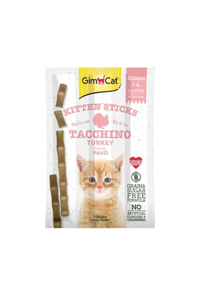 Gimcat Kitten Kedi Stick 3 lü Hindi ürün görseli 1