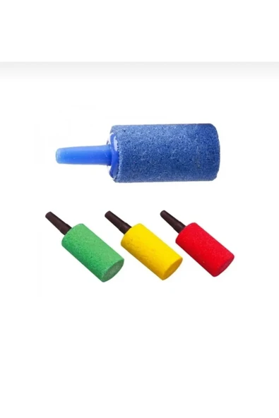 Liya Küçük Renkli Silindir Hava Taşı ürün görseli 1