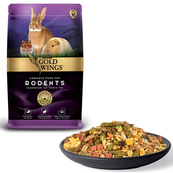 Gold Wings Premium Kemirgen Yemi 1 Kg ürün görseli 1
