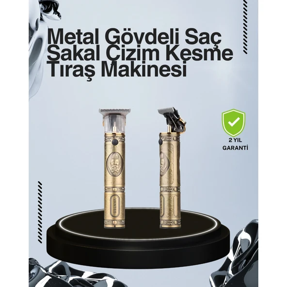 Kompakt Tasarımlı, Uzun Pil Ömürlü Saç Sakal Kesme Makinesi ürün görseli 1