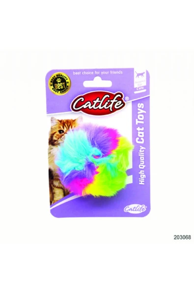 Catlife Kedi Oyuncak Gökkuşağı Peluş ürün görseli 1