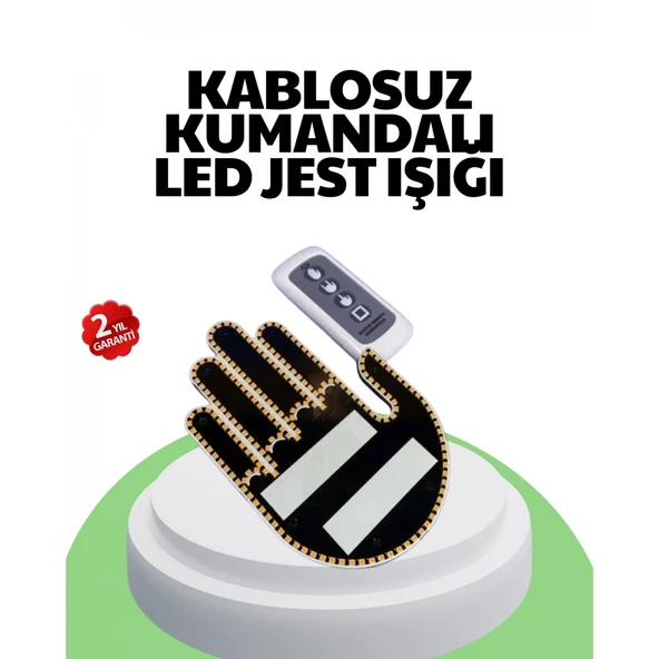203 LED’li Yüksek Görünürlüklü Jest Işığı ürün görseli 1