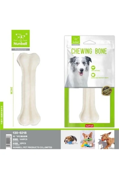 Nunbell Köpek Ödül Sütlü Pres Kemik 25 Cm ürün görseli 1