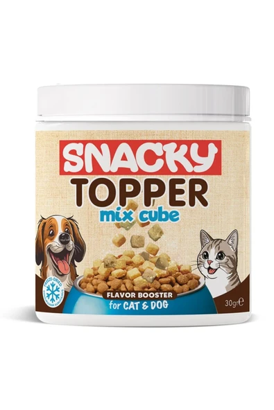 Snacky Kedi Köpek Ödül Topper Mix Cube 30 Gr ürün görseli 1