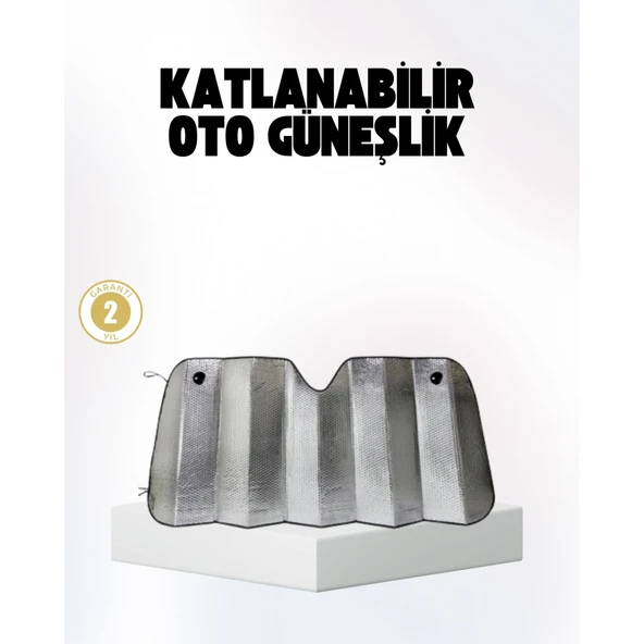 Otomobil Güneşliği – Katlanabilir Tasarım ve Süngerli Isı Yalıtımı ürün görseli 1