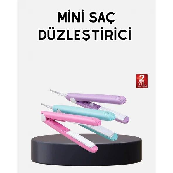 Seyahat Tipi Mini Saç Düzleştirici – Seramik Kaplama, Hızlı Isınma, Kompakt Tasarım ürün görseli 1