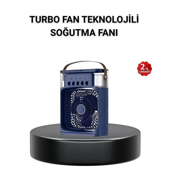 Turbo Fan Teknolojili Sessiz ve Güçlü Soğutma Masası Vantilatör ürün görseli 1