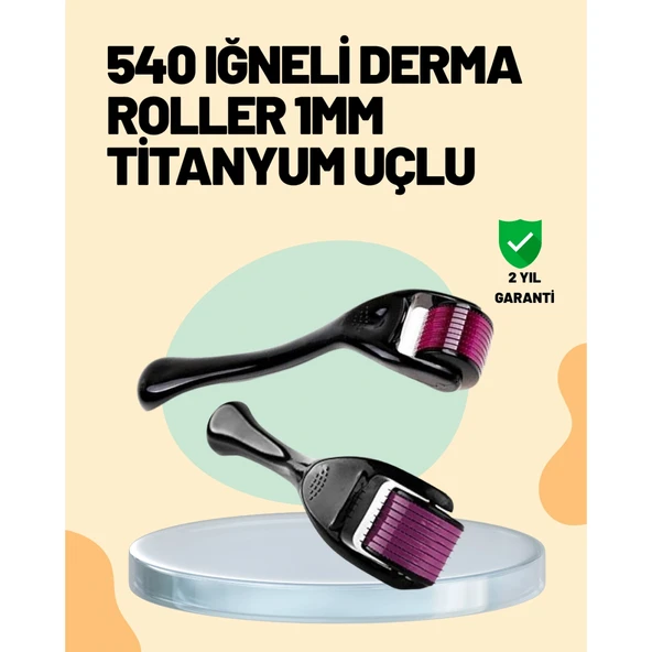 Cilt Yenileyici Derma Roller – Mikro İğneli Bakım Aracı ürün görseli 1