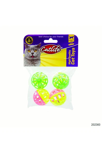 Catlife  Zilli Kedi Oyuncağı 4lü Paket 202360 ürün görseli 1