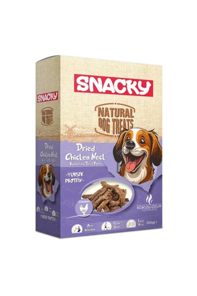 Snacky Köpek Sakatat Kurutulmu Tavuk Boyun ürün görseli 1