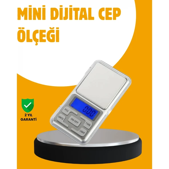 Taşınabilir Dijital Cep Terazisi 5 Ölçüm Birimli ürün görseli 1