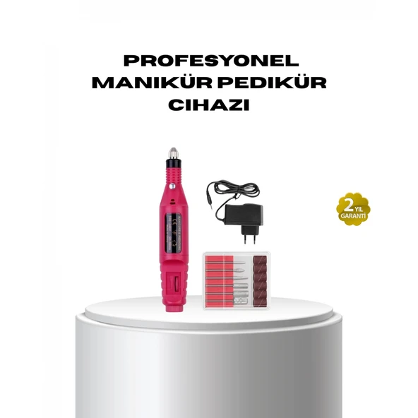 Profesyonel Tırnak Matkap Makinesi – USB Şarjlı, Ayarlanabilir Hız, Düşük Titreşimli ve Sessiz Çalışma ürün görseli 1