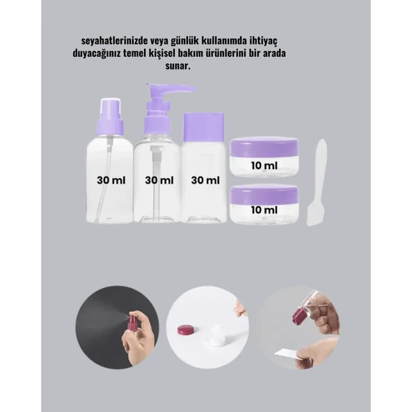 5Lİ SEYAHAT ŞİŞESİ - Resim 4