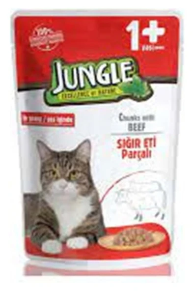 Jungle Kedi Pouch Sığıt Etli ürün görseli 1