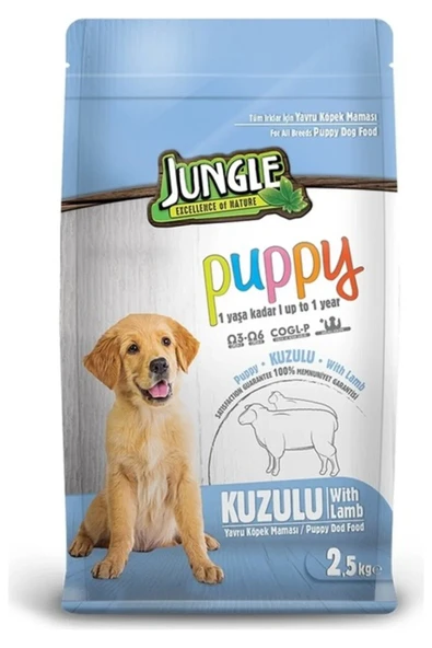 Jungle Kuzu Etli Yavru Köpek Maması 2,5 Kg ürün görseli 1