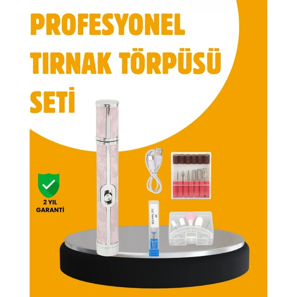 Ergonomik Saplı 20.000 RPM Hız Kontrollü Manikür Pedikür Makinesi ürün görseli 1