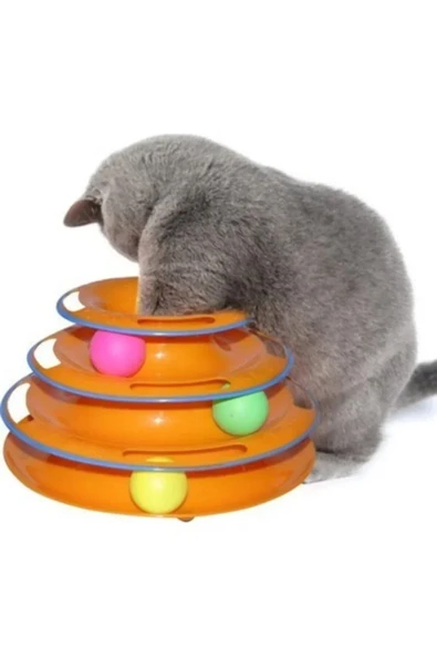 3 Katlı Kedi Oyuncağı ürün görseli 1