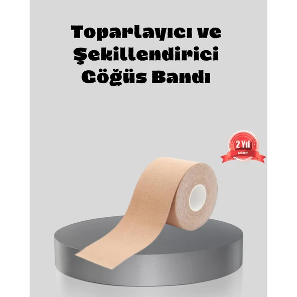 Suya Dayanıklı Görünmez Göğüs Bandı – Pamuklu ve Esnek Destek Bandı ürün görseli 1