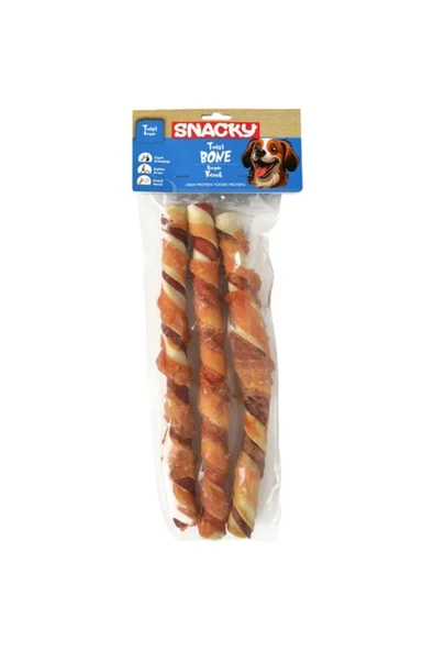 Snacky Köpek Ödül Twist Bone 3 lü 65 Gr ürün görseli 1