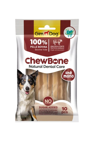 Gimdog Köpek Kemik Natural Burgu 10 lu 80 Gr ürün görseli 1