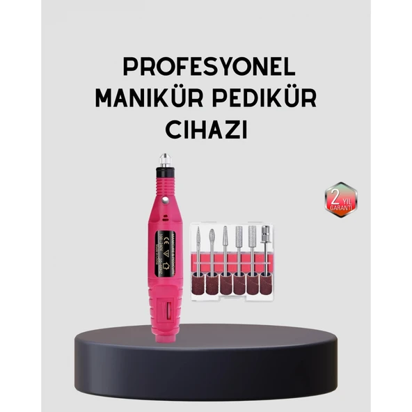 Tırnak Matkap Makinesi – Profesyonel Manikür Pedikür Cihazı, Ayarlanabilir Hız ve Sessiz Çalışma ürün görseli 1