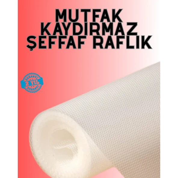 Eva malzemeden kaydırmaz şeffaf raflık buzdolabı kaplaması ürün görseli 1
