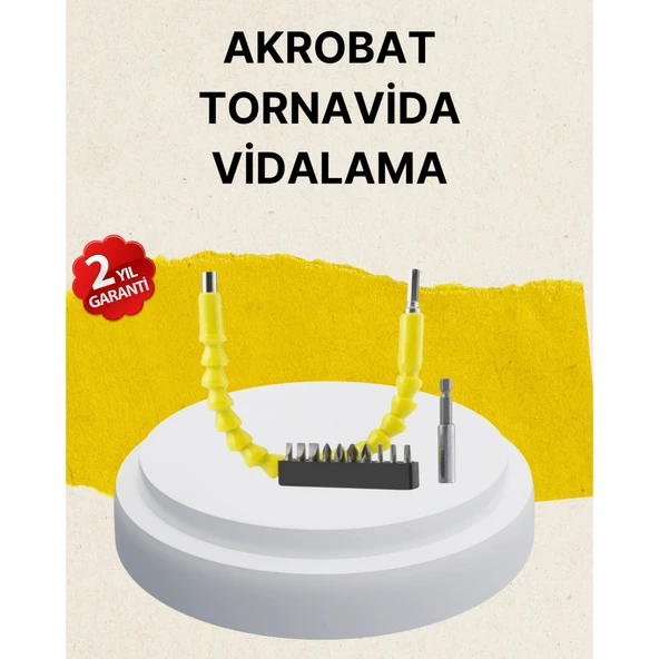Akrobat Vidalama Uç Seti 12 Parça Profesyonel Dar Alan Kullanım ürün görseli 1
