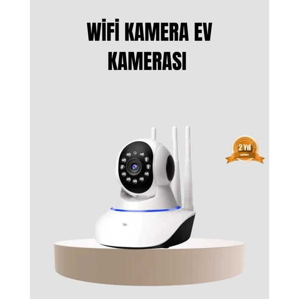 HD IP Kamera – Gece Görüşlü, Hareket Sensörlü, Mobil Takip ve Çift Yönlü Ses ürün görseli 1