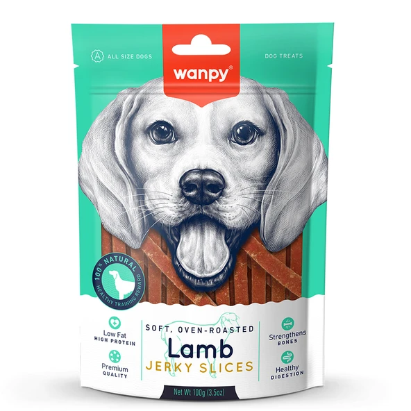 Wanpy Köpek Ödül Lamb Jerky Slices ürün görseli 1
