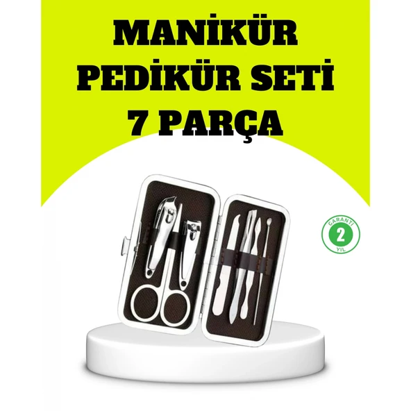 Paslanmaz Çelik Kişisel Bakım Seti – 7 Parça ürün görseli 1